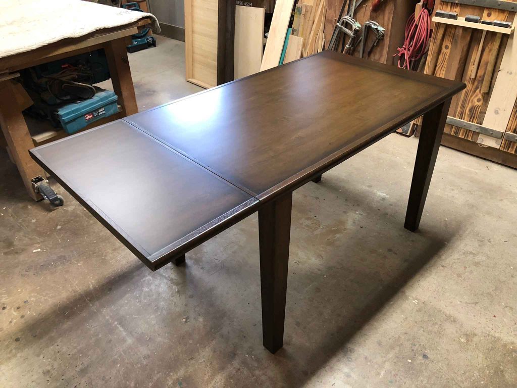 リメイク・タンスからダイニングテーブル（完成：全体）：After